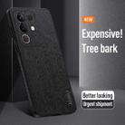 For vivo Y29 4G Tree Bark Leather Shockproof Phone Case(Black) - 3