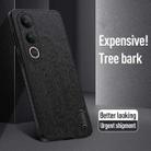 For vivo V50 Lite Tree Bark Leather Shockproof Phone Case(Grey) - 3