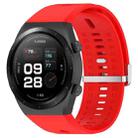 For Xiaomi Watch H1 Blood Pressure Watch Silicone Watch Band(Red) - 1