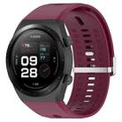 For Xiaomi Watch H1 Blood Pressure Watch Silicone Watch Band(Wine Red) - 1