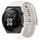 For Xiaomi Watch H1 Blood Pressure Watch Silicone Watch Band(Ivory White) - 1