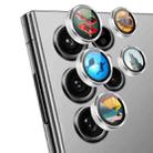 For Samsung Galaxy S24 Ultra 5G ENKAY Hat-Prince AR 9H Rear Lens Aluminium Alloy Tempered Glass Film(Silver) - 1