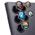 For Samsung Galaxy S23 Ultra 5G ENKAY Hat-Prince AR 9H Rear Lens Aluminium Alloy Tempered Glass Film(Black) - 1