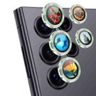 For Samsung Galaxy S23 Ultra 5G ENKAY Hat-Prince AR 9H Rear Lens Aluminium Alloy Tempered Glass Film(Light Green) - 1