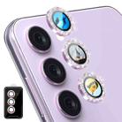 For Samsung Galaxy S24 5G ENKAY Hat-Prince AR 9H Rear Lens Glitter Aluminium Alloy Tempered Glass Film(Purple) - 1