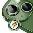 For iPhone 13 / 13 mini ENKAY Hat-Prince AR 9H Rear Lens Aluminium Alloy Tempered Glass Film(Dark Green) - 1