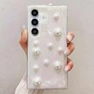 For Samsung Galaxy S24+ 5G Cream Gum Decoden TPU Phone Case(Pearl) - 1