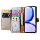 For Realme Note 50 Love Zipper Lanyard Leather Phone Case(Gray) - 3