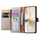 For Realme 14 Pro+ Love Zipper Lanyard Leather Phone Case(Gray) - 3