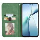 For Realme C75 Retro Skin Feel Magnetic Leather Phone Case(Green) - 3