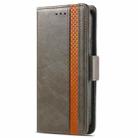 For Realme C65 CaseNeo Splicing Dual Magnetic Buckle Leather Phone Case(Gray) - 2