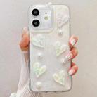 For iPhone  12 Cream Gum Decoden TPU Phone Case(爱心) - 1