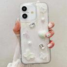 For iPhone 16 Cream Gum Decoden TPU Phone Case(Butterfly) - 1