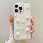 For iPhone 16 Pro Max Cream Gum Decoden TPU Phone Case(Pearl) - 1