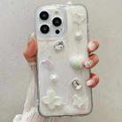 For iPhone 16 Pro Max Cream Gum Decoden TPU Phone Case(Butterfly) - 1