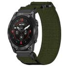 For Garmin Epix Pro 47mm 22mm Nylon Hook And Loop Fastener Watch Band(Army Green) - 1
