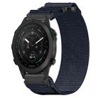 For Garmin MARQ Golfer Gen 2 22mm Nylon Hook And Loop Fastener Watch Band(Blue) - 1
