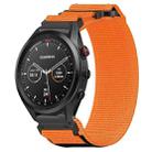 For Garmin Approach S62 22mm Nylon Hook And Loop Fastener Watch Band(Orange) - 1