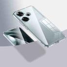 For Xiaomi Redmi Turbo 3 Armor Clear TPU Hard PC Phone Case(Transparent) - 1