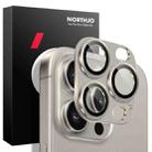 For iPhone 15 Pro / 15 Pro Max NORTHJO Matte Camera Lens Protector Tempered Glass Rear Lens Film(Grey) - 1