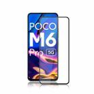For Xiaomi Poco M6 Pro 5G mocolo 2.5D Full Glue Full Cover Tempered Glass Film - 1