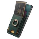For Redmi Note 14 Pro+ 5G Retro Splitable Magnetic Stand Card Bag Leather Phone Case(Green) - 3