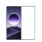 For OPPO Find X7 MOFI 9H 3D Hot Bending Tempered Glass Film(Black) - 1