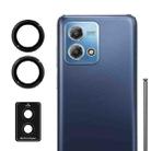 For Motorola Moto G Stylus 5G 2023 ENKAY Hat-Prince 9H Rear Camera Lens Aluminium Alloy Tempered Glass Film(Black) - 1
