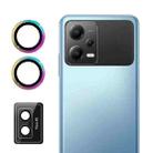 For Xiaomi Poco X5 ENKAY Hat-Prince 9H Rear Camera Lens Aluminium Alloy Tempered Glass Film(Colorful) - 1