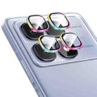 For Redmi K70 Ultra ENKAY Hat-Prince 9H Rear Camera Lens Aluminium Alloy Tempered Glass Film(Colorful) - 1