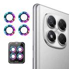 For Xiaomi Poco X7 ENKAY Hat-Prince 9H Rear Camera Lens Aluminium Alloy Tempered Glass Film(Colorful) - 1