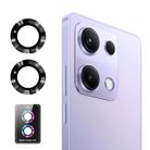 For Redmi Note 14S ENKAY Hat-Prince 9H Rear Camera Lens Aluminium Alloy Tempered Glass Film(Black) - 1