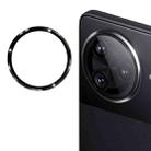 For Redmi K80 / K80 Pro ENKAY Hat-Prince 9H Rear Camera Lens Aluminium Alloy Tempered Glass Film(Black) - 1