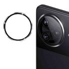 For Redmi K80 / K80 Pro ENKAY Hat-Prince 9H Rear Camera Lens Aluminium Alloy Tempered Glass Film(Silver) - 1