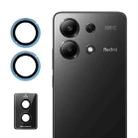 For Redmi Note 13 5G ENKAY Hat-Prince 9H Rear Camera Lens Aluminium Alloy Tempered Glass Film(Blue) - 1