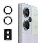 For Xiaomi Redmi Note 13 Pro+ 5G ENKAY Hat-Prince 9H Rear Camera Lens Aluminium Alloy Tempered Glass Film(Silver) - 1