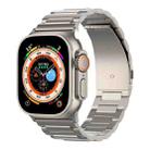 For Apple Watch Ultra 2 49mm I-Shaped Titanium Watch Band(Titanium) - 1