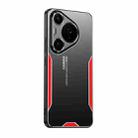 For Huawei Pura 70 Pro Blade Series TPU Hybrid Metal Phone Case(Red) - 1