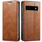 For Google Pixel 7a Suteni J02 Oil Wax Wallet Leather Phone Case(Brown) - 1
