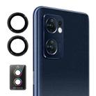 For OPPO Find X5 Lite ENKAY Hat-Prince 9H Rear Camera Lens Aluminium Alloy Tempered Glass Film(Black) - 1