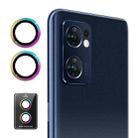 For OPPO Find X5 Lite ENKAY Hat-Prince 9H Rear Camera Lens Aluminium Alloy Tempered Glass Film(Colorful) - 1