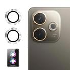 For OPPO A5 Pro 4G / 5G ENKAY Hat-Prince 9H Rear Camera Lens Aluminium Alloy Tempered Glass Film(Silver) - 1