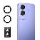 For vivo Y17s ENKAY Hat-Prince 9H Rear Camera Lens Aluminium Alloy Tempered Glass Film(Silver) - 1