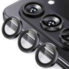 For Samsung Galaxy Z Fold6 ENKAY Hat-Prince 9H Rear Lens Aluminium Alloy Tempered Glass Film(Black) - 1