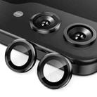 For Samsung Galaxy Z Flip6 ENKAY Hat-Prince 9H Rear Lens Aluminium Alloy Tempered Glass Film(Black) - 1