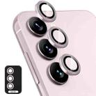 For Samsung Galaxy S24 FE 5G ENKAY Hat-Prince 9H Rear Camera Lens Aluminium Alloy Tempered Glass Film(Pink) - 1