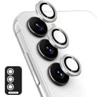 For Samsung Galaxy A16 5G ENKAY Hat-Prince 9H Rear Camera Lens Aluminium Alloy Tempered Glass Film(Silver) - 1