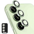 For Samsung Galaxy A16 5G ENKAY Hat-Prince 9H Rear Camera Lens Aluminium Alloy Tempered Glass Film(Lemon Green) - 1