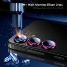 For Samsung Galaxy A06 4G ENKAY Hat-Prince 9H Rear Camera Lens Aluminium Alloy Tempered Glass Film(Light Purple) - 3