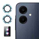 For Samsung Galaxy A06 4G ENKAY Hat-Prince 9H Rear Camera Lens Aluminium Alloy Tempered Glass Film(Light Blue) - 1